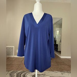 Banana Republic Woman’s 3/4 Sleeves V-neck Top Blouse